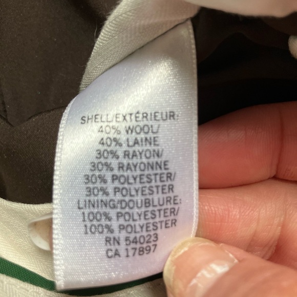 Women’s Banana Republic Brown wool blend Pants - Picture 5 of 5